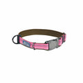 Coastal Pet K9 Explorer Reflective Adjustable Dog Collar - Comfortable Collar for the Outdoors - Durable, Lightweight Accessory with Side-Release Buckle - Rosebud, 5/8" x 10-14"
