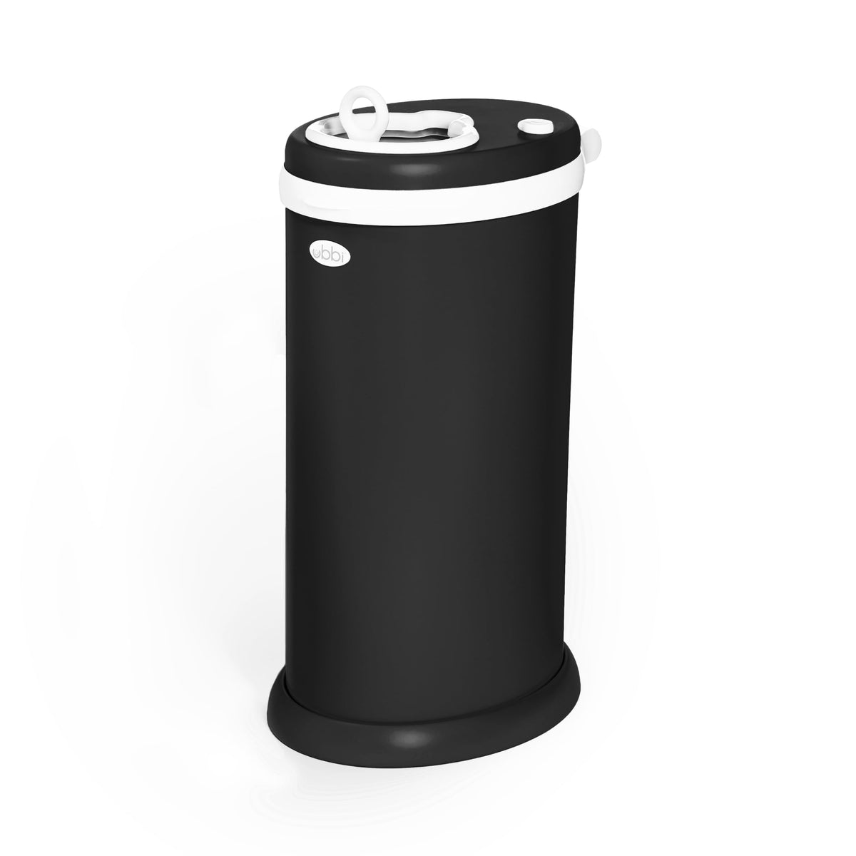 Ubbi Stainless Steel Diaper Pail, No Special Bags, Odor-Locking, Ivory