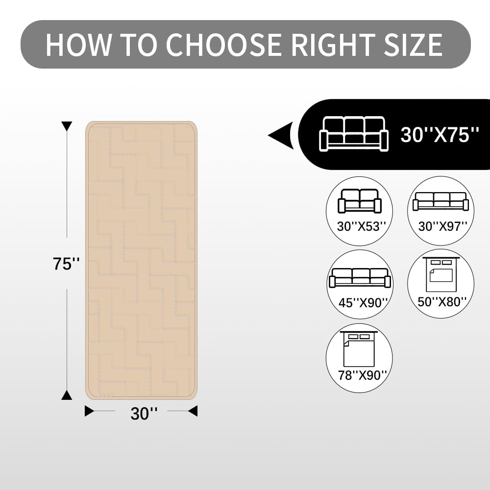 fuguitex Waterproof Dog Bed Cover Couch Cover for Pet Anti-Slip Cat Mat Pet Pad Blanket for Sofa Chair Recliner Bed Furniture Protrctor
