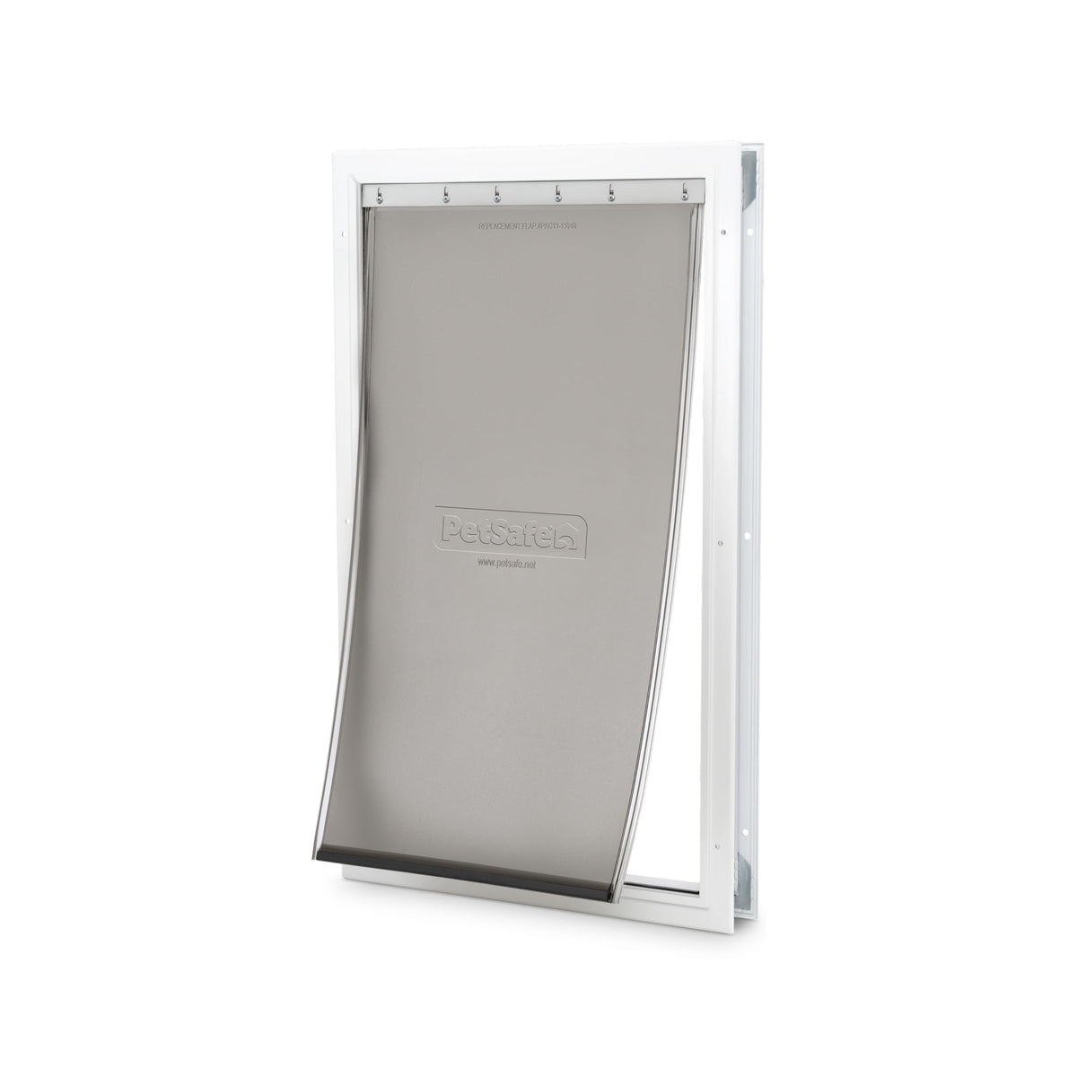 PetSafe Freedom Aluminum Pet Door, Vinyl Flap, Up to 220 lb, X-Large, White