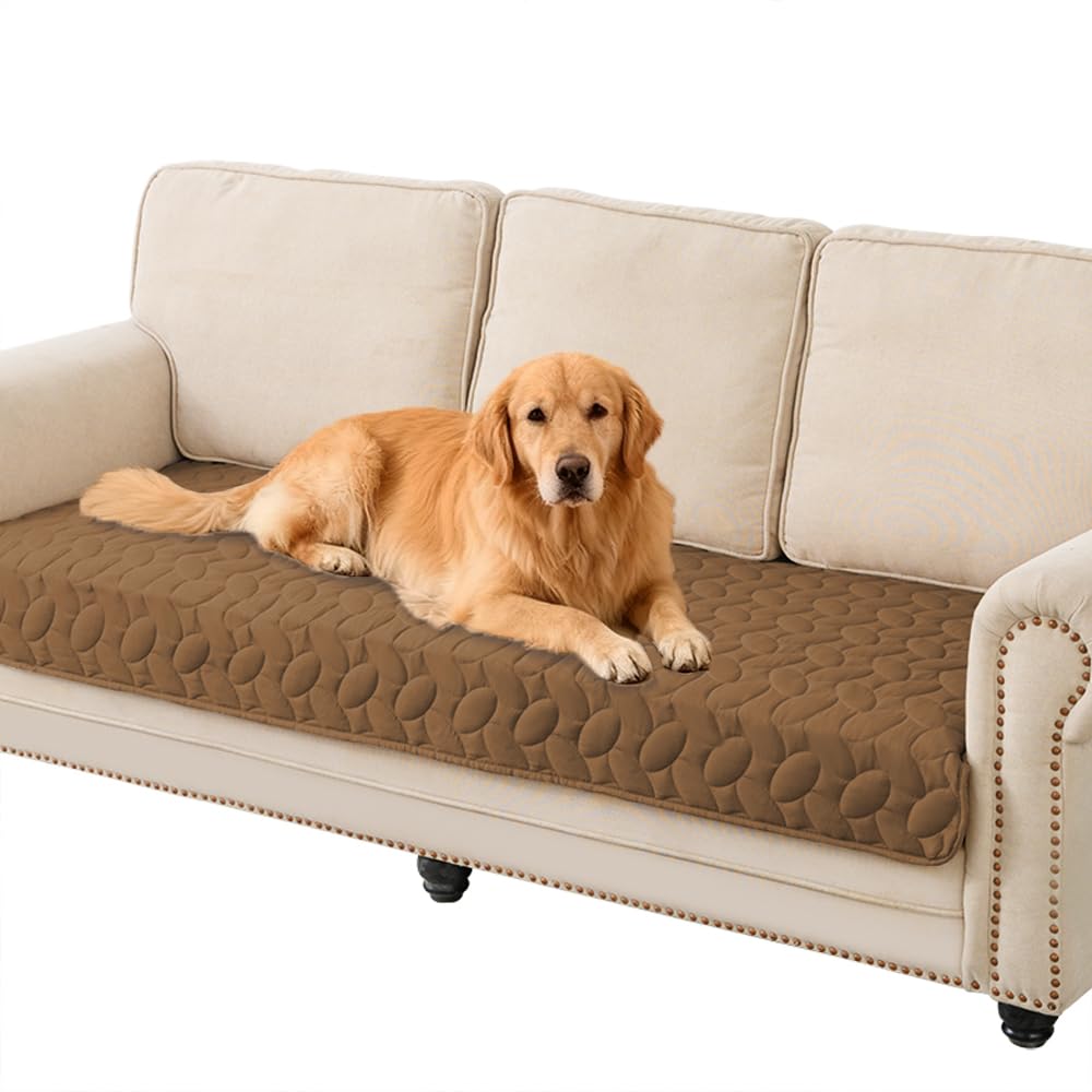 Ameritex Pet Bed Cover Dog Bed Blanket for Sofa and Furniture Waterproof New Pattern Design (30x70 Inch, Light Grey)