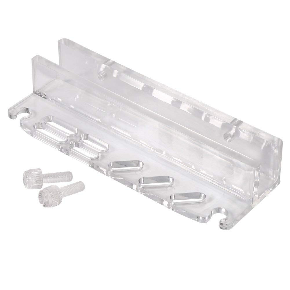 Fdit Acrylic Water Plants Grass Maintenance Tool Holder Aquarium Rack Organizer Fish Tweezers Scissors Storage Rack