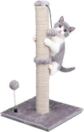 MECOOL Cat Scratching Post Premium Basics Kitten Scratcher Sisal Scratch Posts with Hanging Ball 22" for Kittens or Smaller Cats (22 inches for Kitten