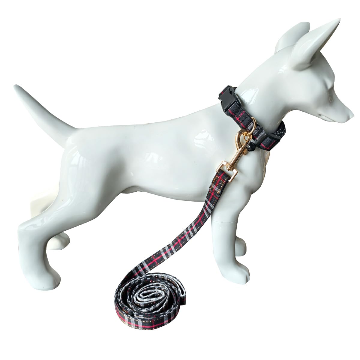 SuperBuddy Dog Collar and Leash,Breathable Adjustable Dog Collar-Safe Buckle-Collars for Small Medium Large Pet