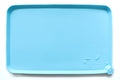 Hoki Found Silicone Pet Food Tray - High-Lips Dog Cat Bowl Mats - Waterproof Dog Cat Food Mats - Battleship — 19" x 12" — 24" x 16"
