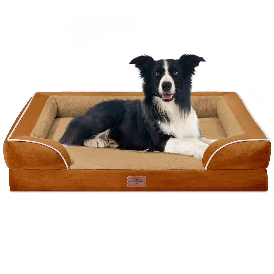 Comfort Expression Waterproof Orthopedic Dog Beds for Large Sized Dog