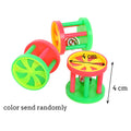 QBLEEV Bird Roller Rattles Toys, Parrot Foot Toys, Foraging Chewing Bell Training Trick Toys, Birds Play Gym Activity Center Cage Accessories for Small Parrots-3 Pack