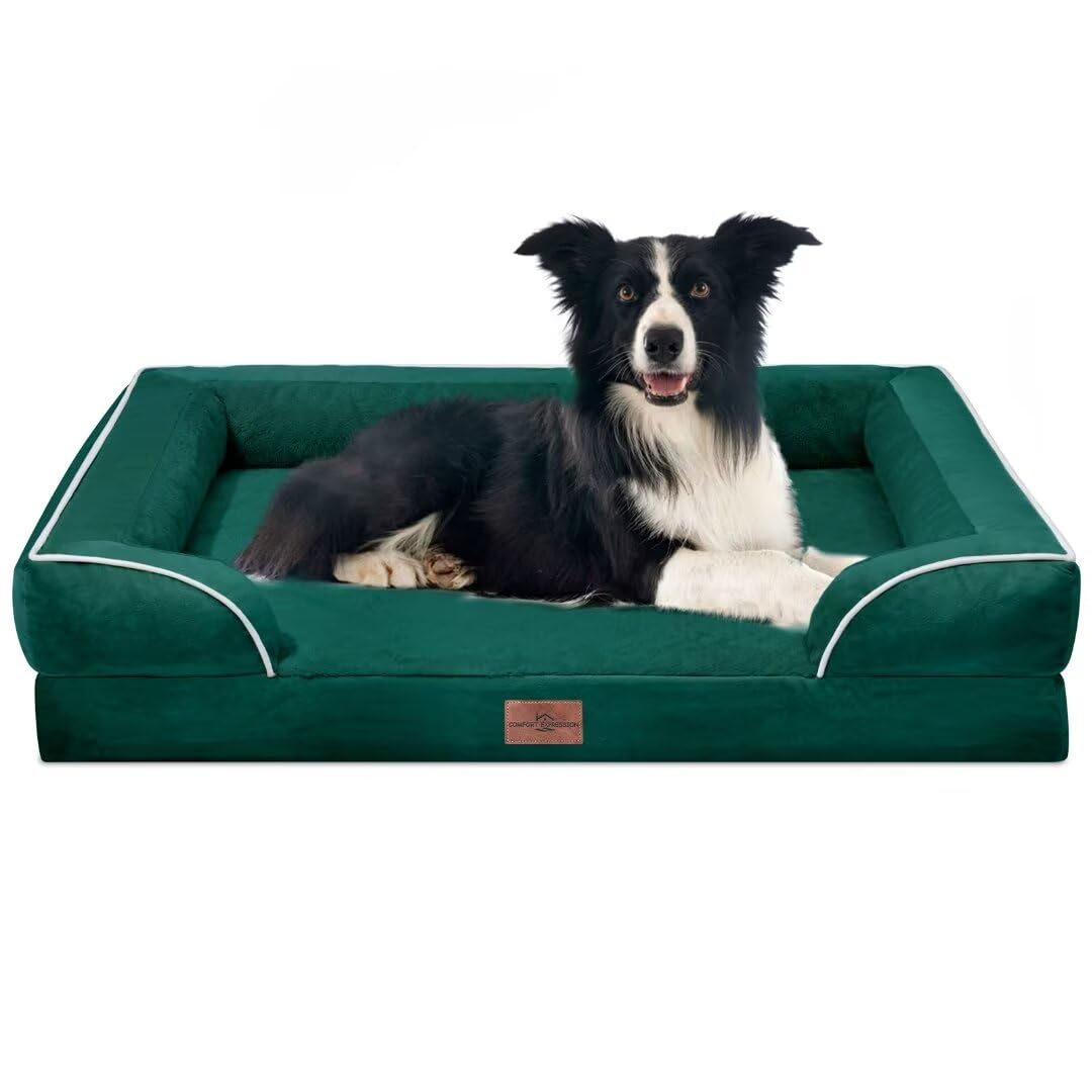 Comfort Expression Waterproof Orthopedic Dog Beds for Large Sized Dog