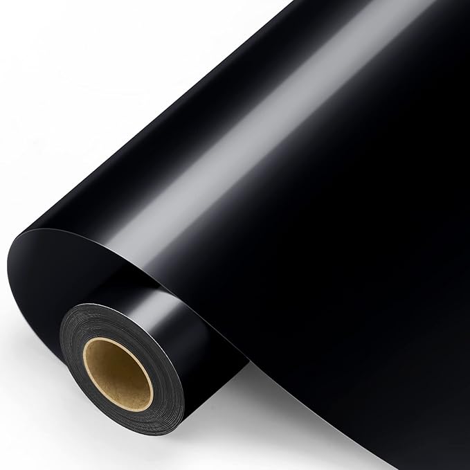 Yellow Permanent Vinyl - Yellow Adhesive Vinyl Roll for All Cutting Machine, Permanent Outdoor 12" x11FT for Decor Sticker, Car Decal, Scrapbooking, Signs, Glossy & Waterproof