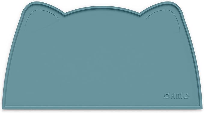 OHMO Cat Food Mat, Silicone Pet Feeding Mat, 20x12