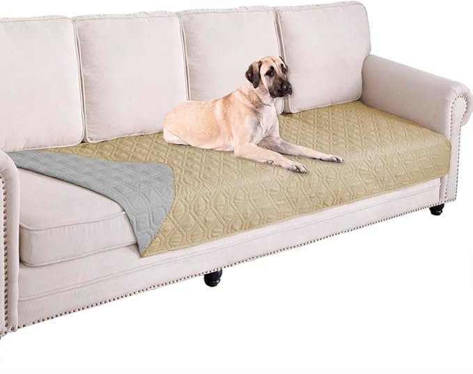 Ameritex Waterproof Dog Bed Cover Pet Blanket for Furniture Bed Couch Sofa Reversible — 30x90 Inch (Pack of 1)