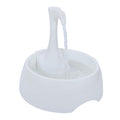 Aqua First Pet Water Fountain - Automatic Drinking Bowl for Cats and Dogs - Light and Portable - Replaceable Filters - Ergonomic Design - 1.2L/42 fl oz - White