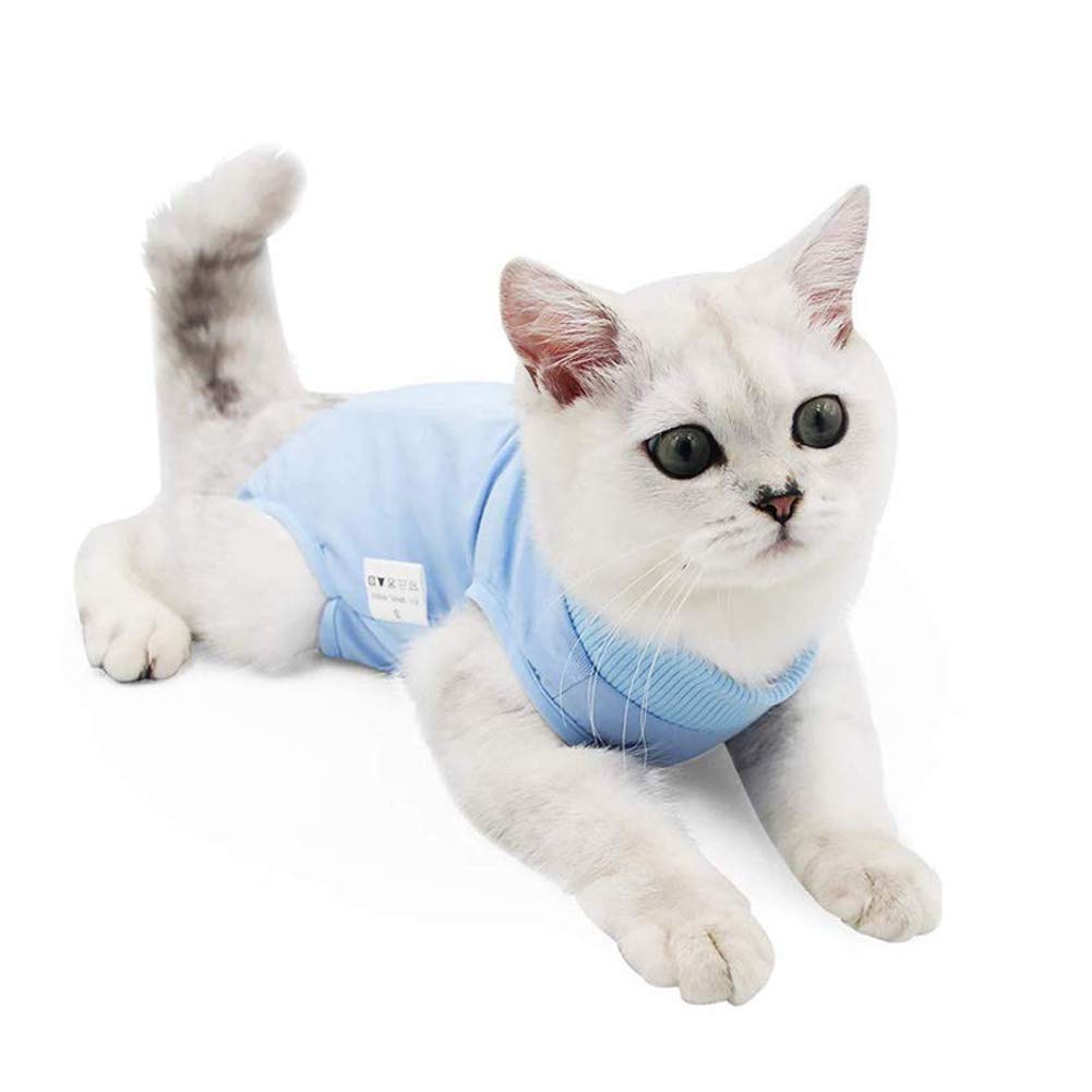 Coppthinktu Cat Recovery Suit Cat Onesie After Surgery for Abdominal Wounds