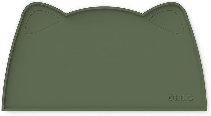 OHMO Cat Food Mat, Silicone Pet Feeding Mat, 20x12
