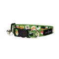 Lucy & Co. How I Roll Breakaway Cat Collar with Bell – Designer Print Adjustable Safety Collar for Cats, Kittens & Small Dogs, Lightweight Pet Collar for Boy & Girl Cats – Large