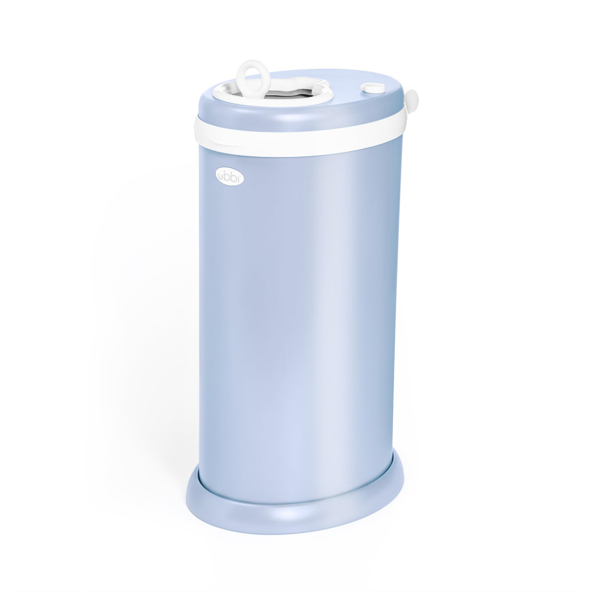 Ubbi Stainless Steel Diaper Pail, No Special Bags, Odor-Locking, Ivory