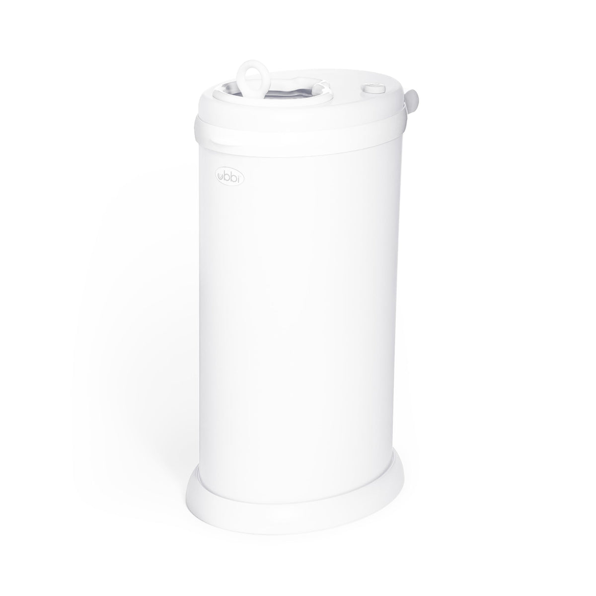 Ubbi Stainless Steel Diaper Pail, No Special Bags, Odor-Locking, Ivory