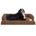 MEKIY Orthopedic Waterproof Jumbo Dog Bed with Bolster for Extra Large Dogs