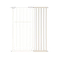 Lumizone 55.12" Extra Tall Pet Gate Extension Kit 16.73" Wide Cream