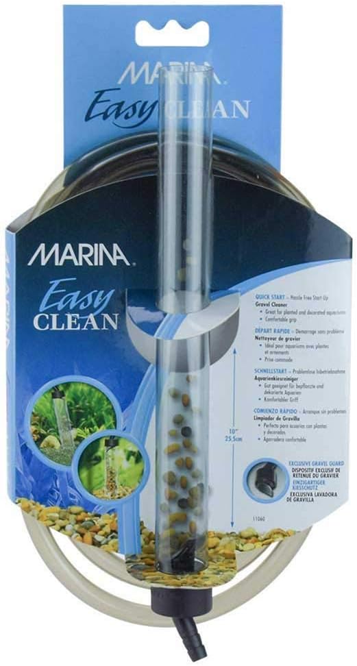 Fluval EasyVac Compact Aquarium Gravel Cleaner for Fish Tanks