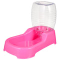 POPETPOP Pet Water Feeder Bowl Automatic Drinking Water Dispenser for Small Dogs and Puppies 7.48X5.90X4.33In Durable Eco-Friendly Design for Home and Pet Shops