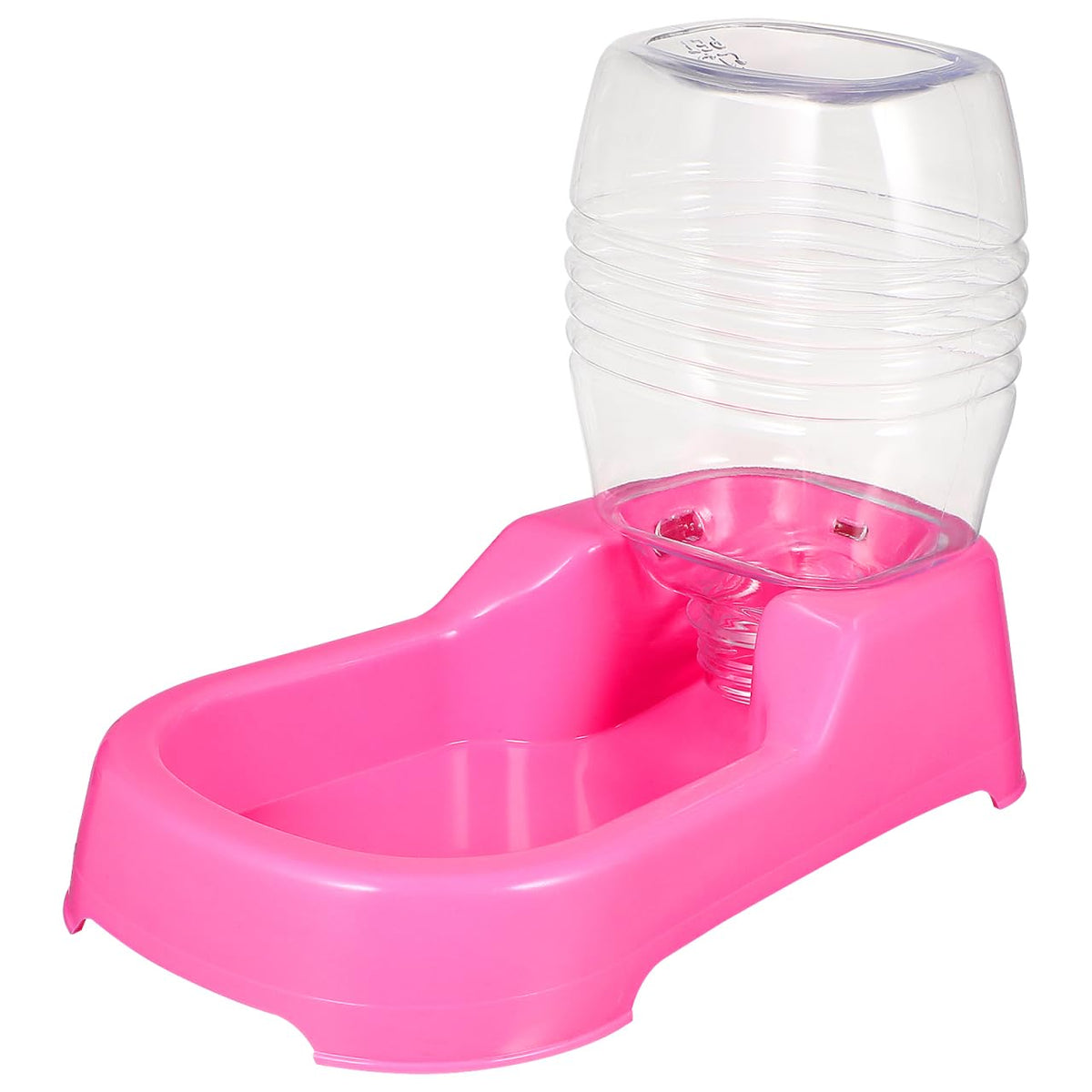 POPETPOP Pet Water Feeder Bowl Automatic Drinking Water Dispenser for Small Dogs and Puppies 7.48X5.90X4.33In Durable Eco-Friendly Design for Home and Pet Shops