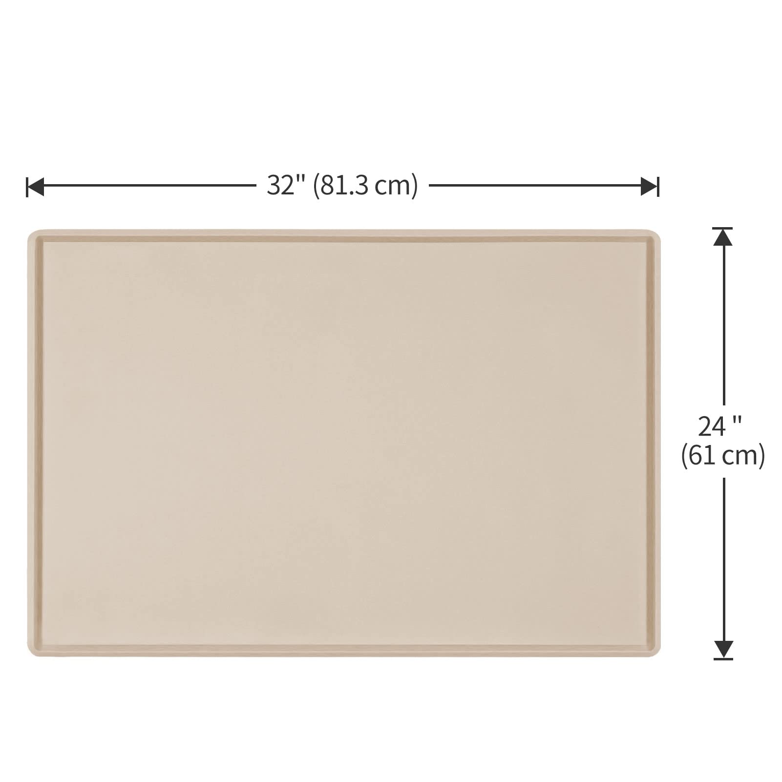 Silicone Dog Food Mat Waterproof Pet Feeding Tray for Large Dogs