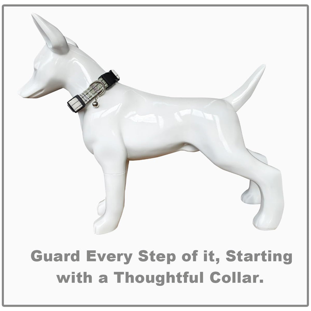 SuperBuddy Dog Collar and Leash,Breathable Adjustable Dog Collar-Safe Buckle-Collars for Small Medium Large Pet