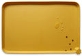 Hoki Found Silicone Pet Food Mats Tray - Dog Pet Cat Feeding Mat - Waterproof Dog Cat Food Mats -Pet Water Mats for Carpet -Honey