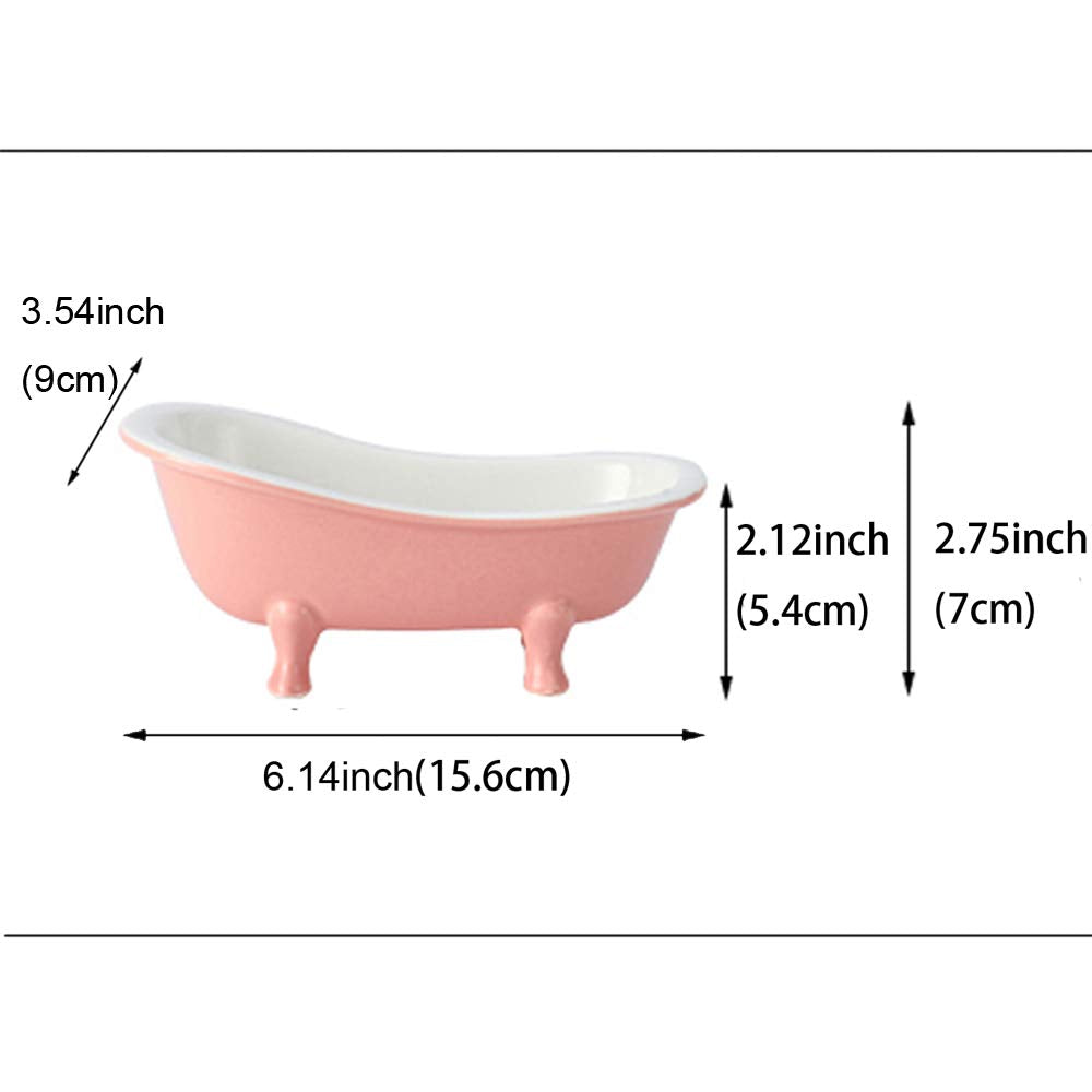 KnocKconK Summer Hamster Ceramic Bed Bathtub, Small Animal Ice Accessories Cage Hideout Toys，Bird Relax Habitat House, Sleep Pad Nest or Hamster, Food Bowl for Guinea Pigs/Squirrel/Chinchilla
