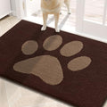 Buganda Dog Door Mat for Muddy Paws 30x20, Absorbent Doormat for Inside