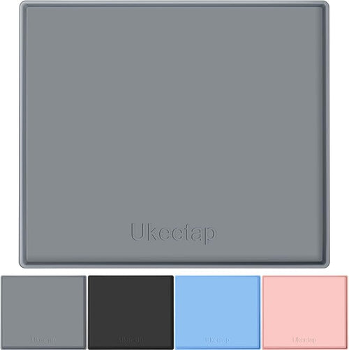 19" x 12" Extra Thick Silicone Mat Waterproof with Raised Edge