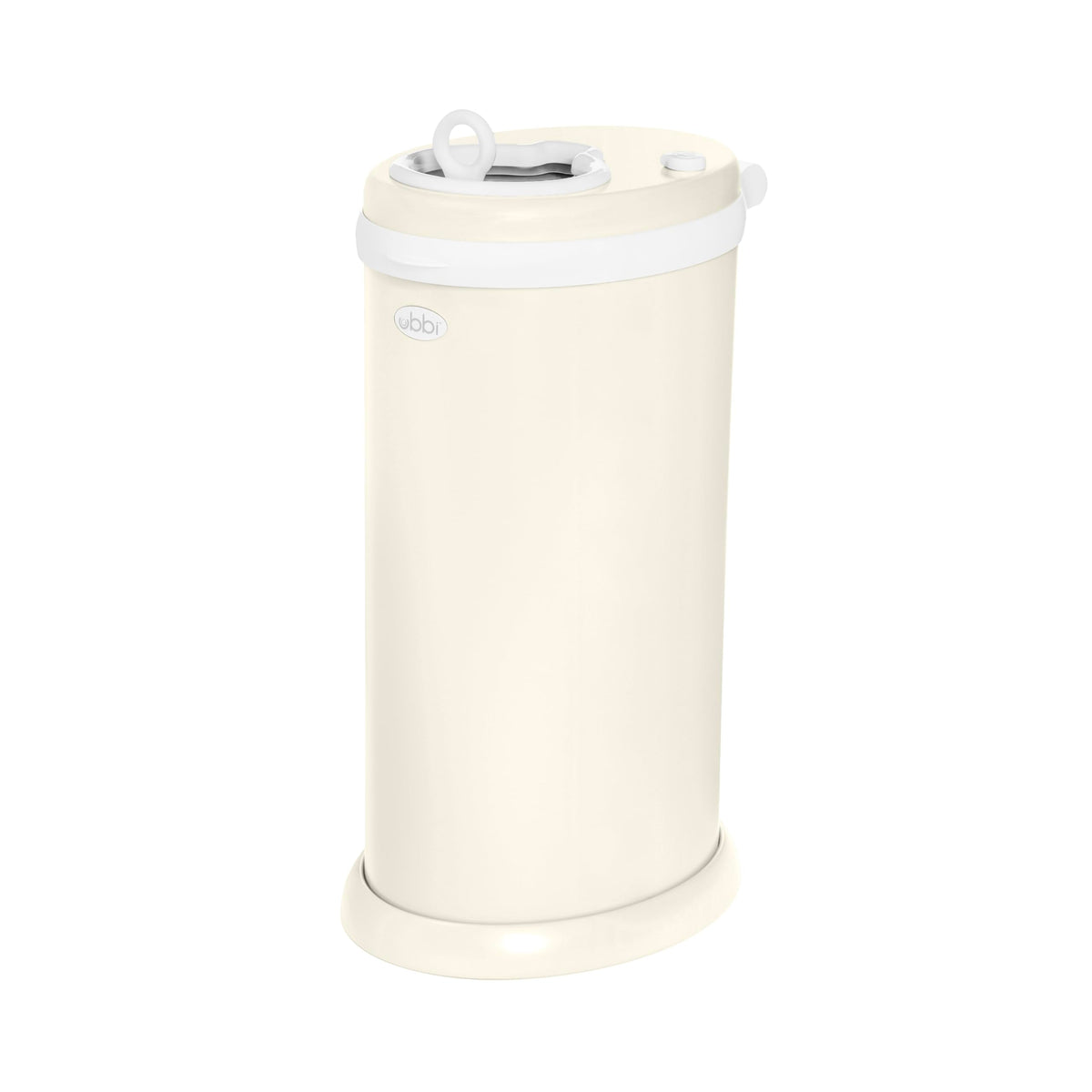 Ubbi Stainless Steel Diaper Pail, No Special Bags, Odor-Locking, Ivory