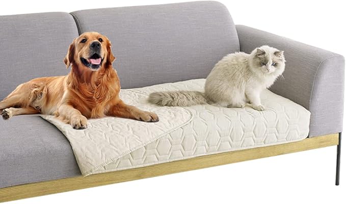 Tcksstex Waterproof and Anti-Slip Dog Bed Cover and Pet Blanket Sofa Pet Bed Mat ，car Incontinence Mattress Protectors Furniture Couch Cover for Most Cats Dogs