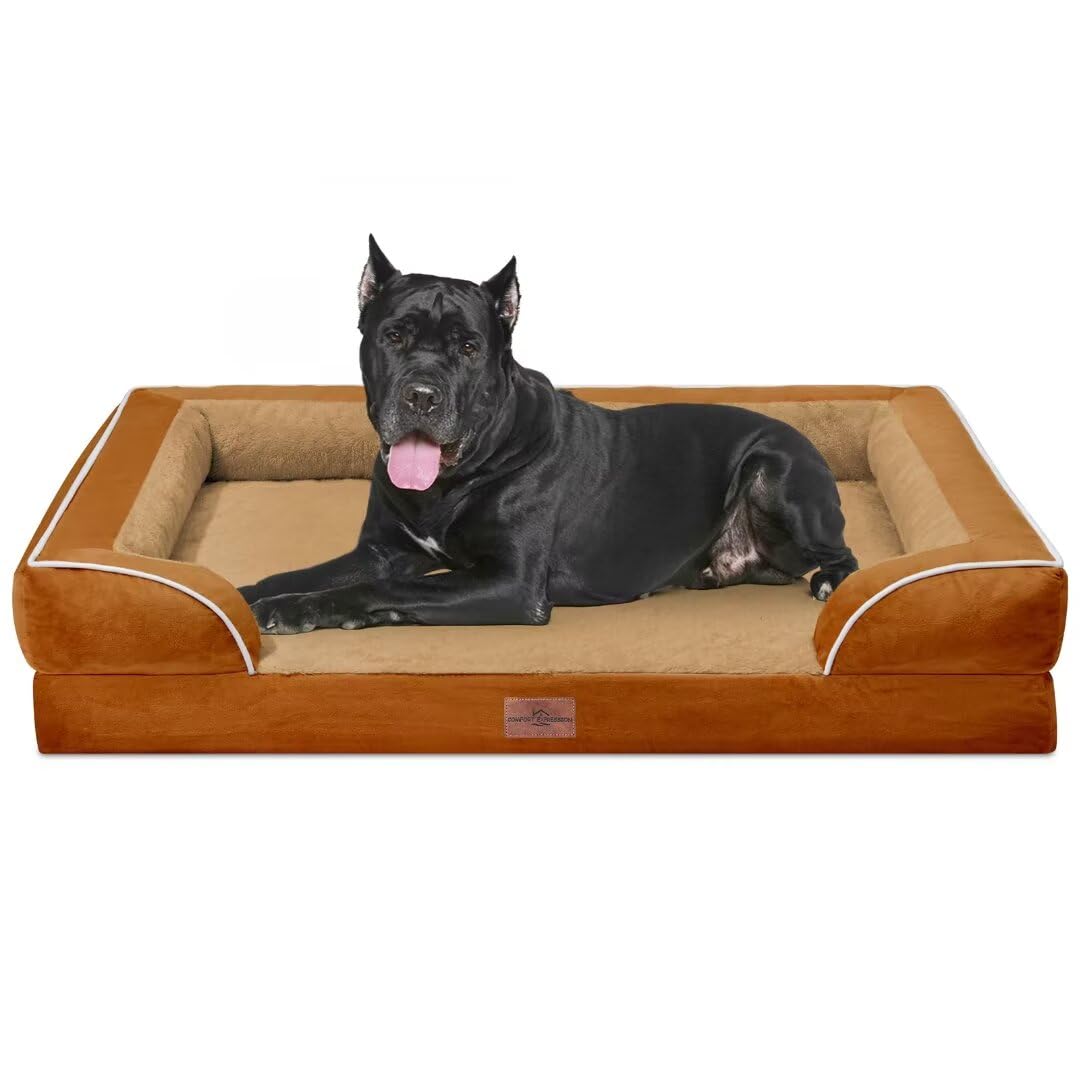 Comfort Expression Waterproof Orthopedic Dog Beds for Extra Large Dog