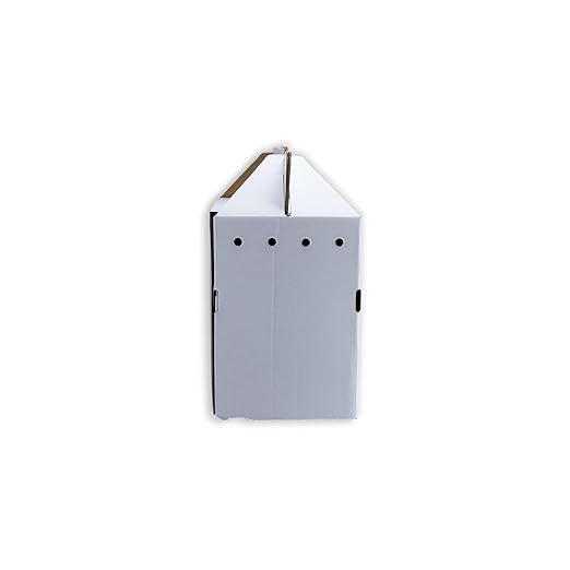 Disposable Cardboard Pet Carrier 12/Case | Sturdy Corrugated Cardboard Carrier | 17.5" L x 12.25" H x 8.75" W