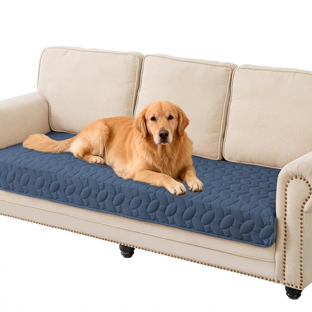 Ameritex Pet Bed Cover Dog Bed Blanket for Sofa and Furniture Waterproof New Pattern Design (30x70 Inch, Light Grey)