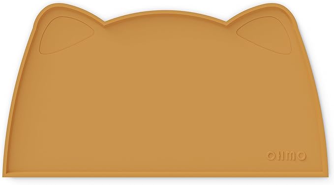 OHMO Cat Food Mat, Silicone Pet Feeding Mat, 20x12