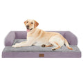 MEKIY XXL Orthopedic Waterproof Dog Bed with Bolster for Extra Large Dogs