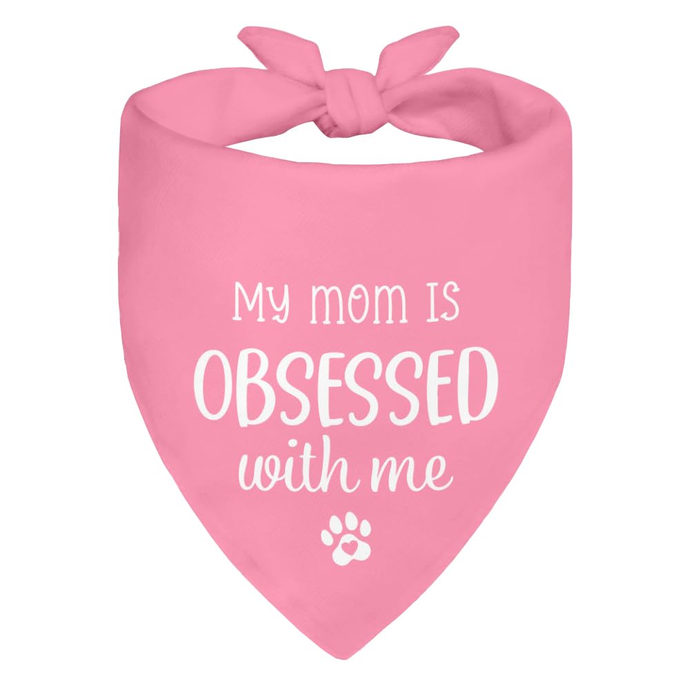 ZBBFSCSB Cutest Little Asshole White Dog Bandana, Cute Soft Pet Scarf Decor, Funny Pet Bandanas Accessories for Outdoor Camping Playtime, Birthday Thanksgiving Gifts for Pet Lover Dog Mom Dad