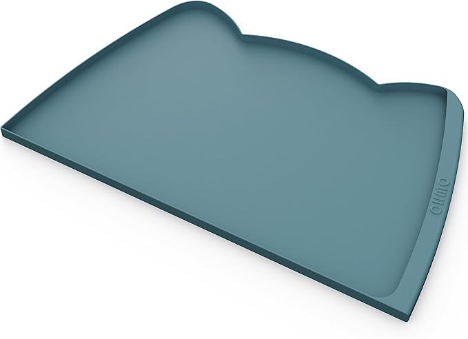 OHMO Cat Food Mat, Silicone Pet Feeding Mat, 20x12