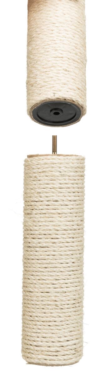 Trixie Replacement Sisal Post for Scratching Posts, Cat Trees and Cat Towers, 4.3 x 15.7-in (11 × 40 cm)