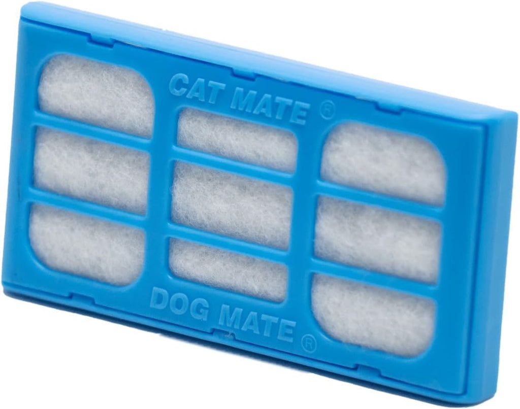 Cat Mate (389) Filter Cartridges for Pet Fountains (6-Pack), Ideal for Soft Water