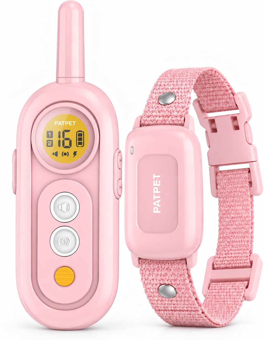 PATPET Dog Shock Collar for Medium Dogs- Dog Training Collar with Remote, Shock Collar for Small Dogs 10-100lbs, Rechargeable IPX7 Waterproof with Beep Vibration Shock Modes