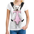 YUDODO Pet Dog Carrier Backpack Adjustable Front Carrier for Small Dog Cat