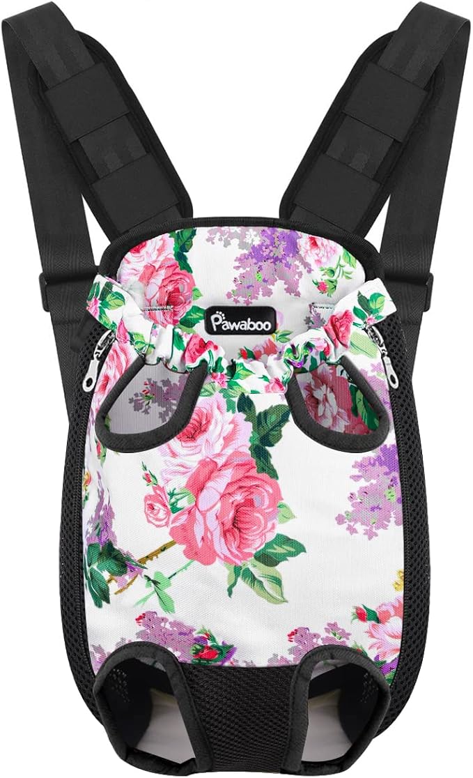 Pawaboo Pet Front Carrier Backpack for Small Medium Dogs