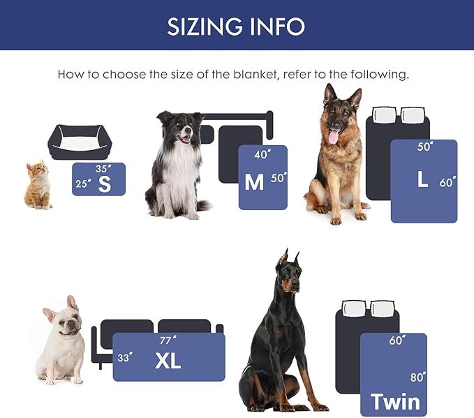 gogobunny Waterproof Dog Blanket for Couch & Furniture Protection - Super Soft Reversible Throw for Large Dogs & Cats, Calming Washable Fur & Sherpa Pet Blanket (60x80 Inch, Stone)