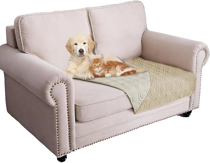 Ameritex Waterproof Dog Bed Cover Pet Blanket for Furniture Bed Couch Sofa Reversible — 30x53 Inch (Pack of 1)