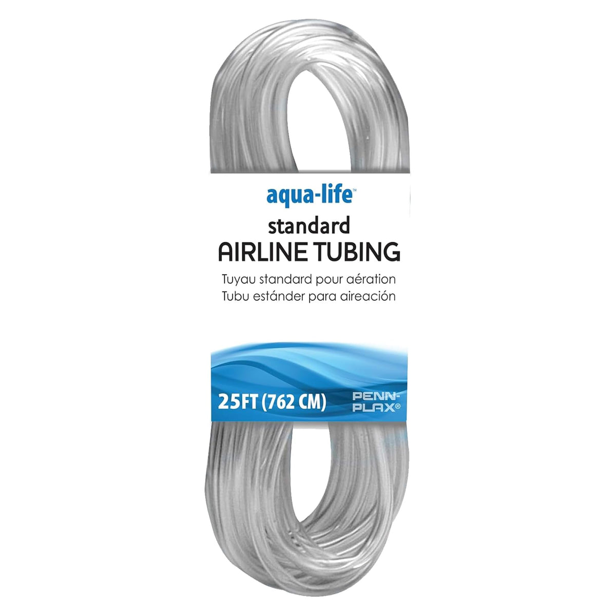 Penn-Plax Deluxe Airline Tubing for Aquariums – Made of Durable Silicone – Safe for Freshwater and Saltwater Fish Tanks – 8 Feet
