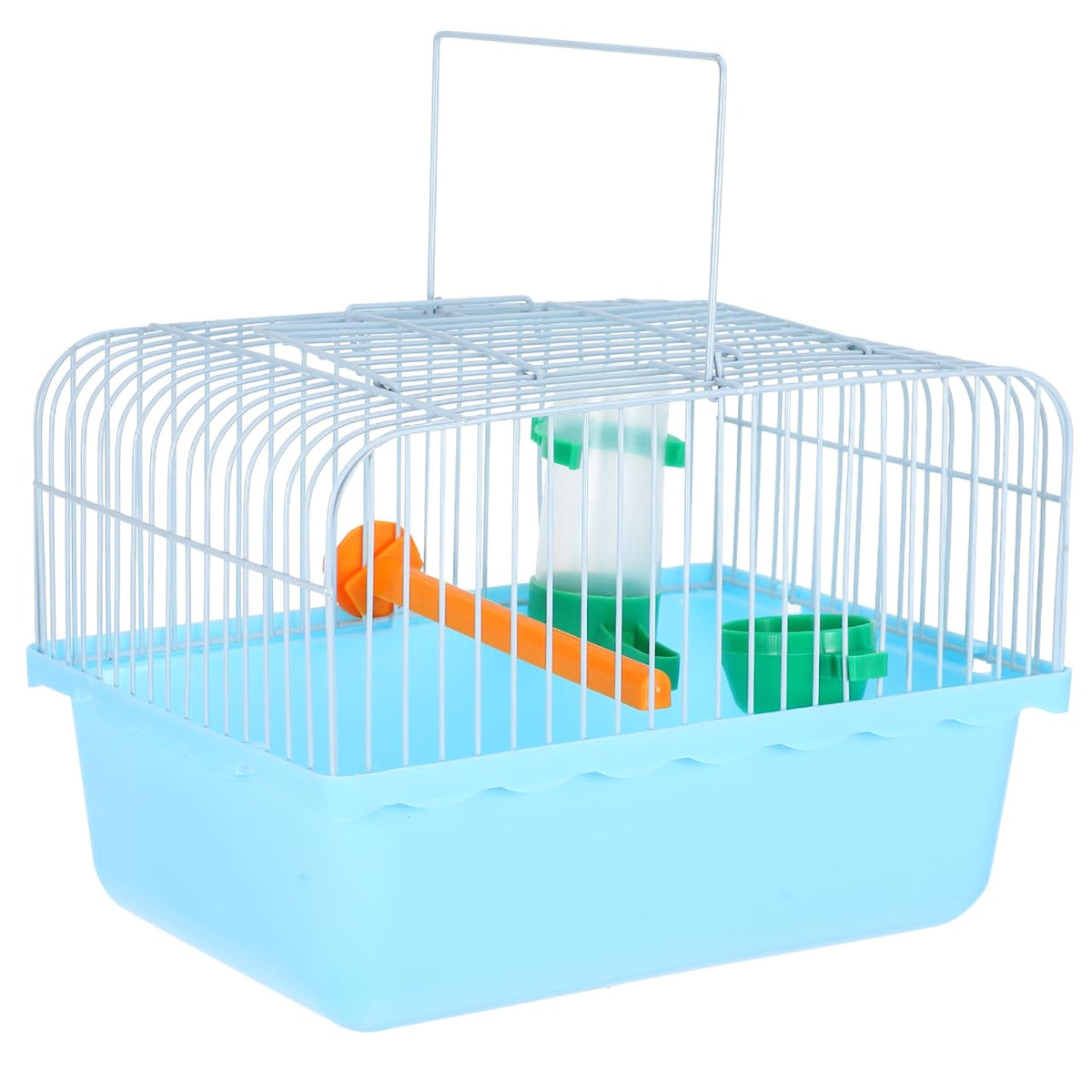 BESPORTBLE Portable Bird Carrier Travel Cage for Parrots Lovebirds and Small Birds with Perch Food Box and Water Dispenser 9.29 X 6.57 X 6.29 in